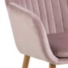 emilia-spisebordsstol-i-dusty-rose-polyester-med-armln-og-stel-i-egetr-0000074716-6 Emilia Spisebordsstol Dusty Rose Polyester Armlæn