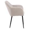 emilia-spisebordsstol-med-armln-i-sand-fra-actona-57x61x83cm-0000092561-5 Emilia Spisebordsstol Armlæn Sand Actona