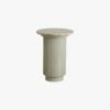 ERIE Rundt Sidebord i Sort/Beige Malet Mangotræ med Marmor Bordplade fra Nordal | Ø40x54 cm hos uniquebeds, home & living - Billede 5
