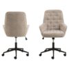 erik-skrivebordsstol-i-beige-stof-med-armln-og-stel-i-sort-stl-fra-act-0000109072-4 Erik Skrivebordsstol Beige Stof Armlæn Stel