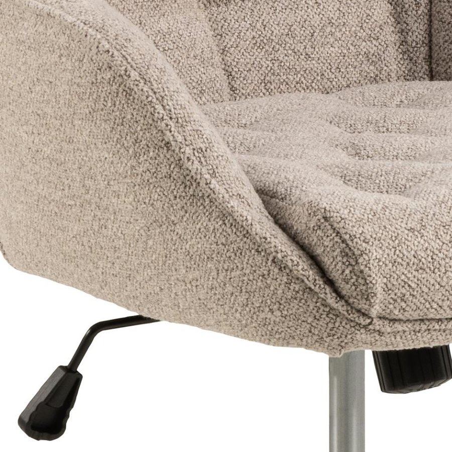 erik-skrivebordsstol-i-beige-stof-med-armln-og-stel-i-sort-stl-fra-act-0000109072-6 Erik Skrivebordsstol Beige Stof Armlæn Stel