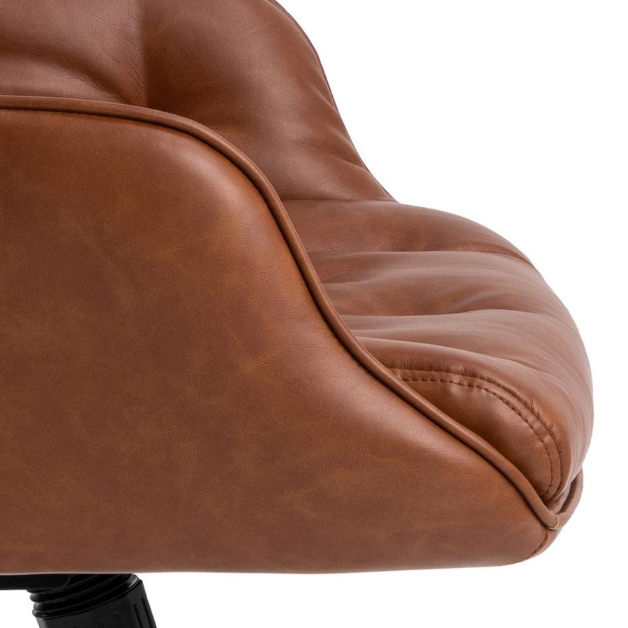 erik-skrivebordsstol-i-cognac-pu-retro-med-armln-drejefunktion-og-gasp-0000109073-9 Erik Skrivebordsstol Cognac Pu Retro Armlæn