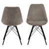 Eris Spisebordsstol Beige Stof Stel Sort