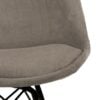 Eris Spisebordsstol Beige Stof Stel Sort