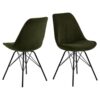 eris-spisebordsstol-i-olivengrn-stof-og-stel-i-sort-stl-fra-actona-485-0000091908-3 Eris Spisebordsstol Olivengrøn Stof Stel Sort