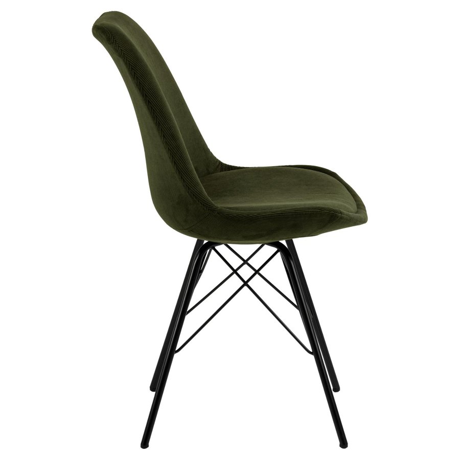 eris-spisebordsstol-i-olivengrn-stof-og-stel-i-sort-stl-fra-actona-485-0000091908-5 Eris Spisebordsstol Olivengrøn Stof Stel Sort