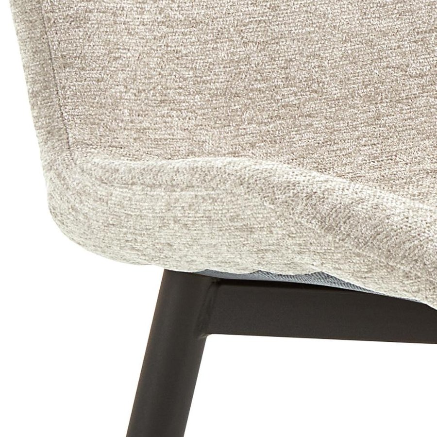 esra-spisebordsstol-i-beige-stof-med-lynls-og-stel-i-sort-stl-fra-acto-0000109015-14 Esra Spisebordsstol Beige Stof Lynlås Stel