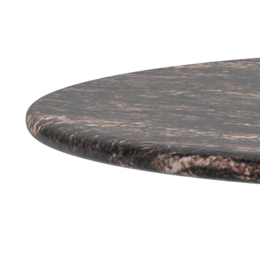 Ferrol Sofabord Brun Cocoa Marmor Stel
