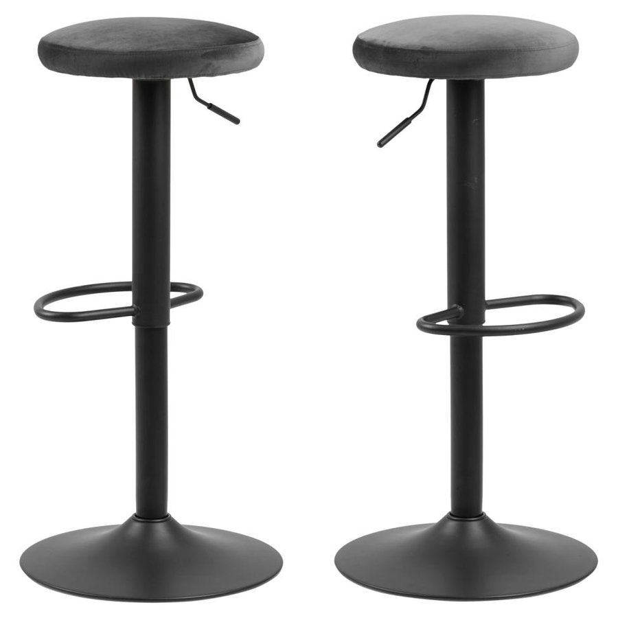 finch-barstol-uden-ryg-i-mrkegr-stof-og-stel-i-mat-sort-stl-fra-actona-0000085585-2 Finch Barstol Uden Ryg Mørkegrå Stof
