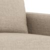 Fleury Sovesofa Beige Stof Armlæn Foldbar