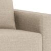 Fleury Sovesofa Beige Stof Armlæn Stel