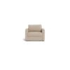 Fleury Sovesofa Beige Stof Armlæn Stel