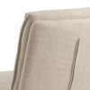 Flynn Spisebordsstol Beige Stof Drejefunktion Lynlås