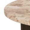 Foley Sofabord Latte Marmor Stel Smoked
