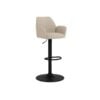 glenda-barstol-i-beige-stof-med-drejefunktion-fodsttte-gaspatron-og-hn-0000108502-2 Glenda Barstol Beige Stof Drejefunktion Fodstøtte