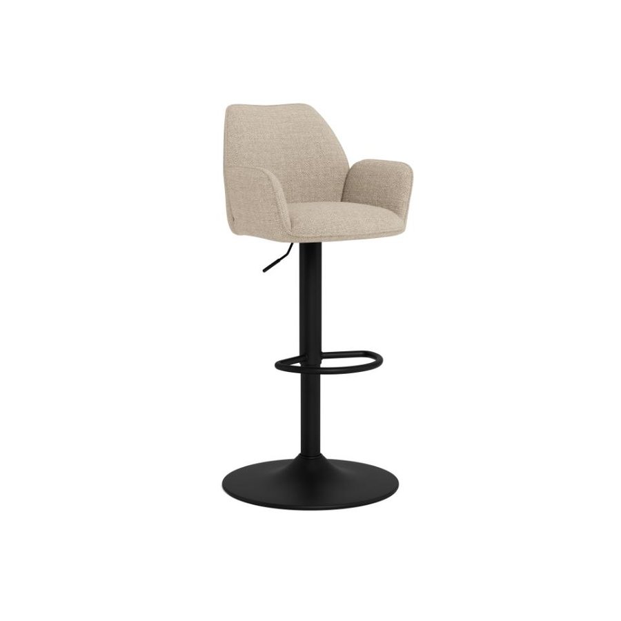 glenda-barstol-i-beige-stof-med-drejefunktion-fodsttte-gaspatron-og-hn-0000108502-2 Glenda Barstol Beige Stof Drejefunktion Fodstøtte