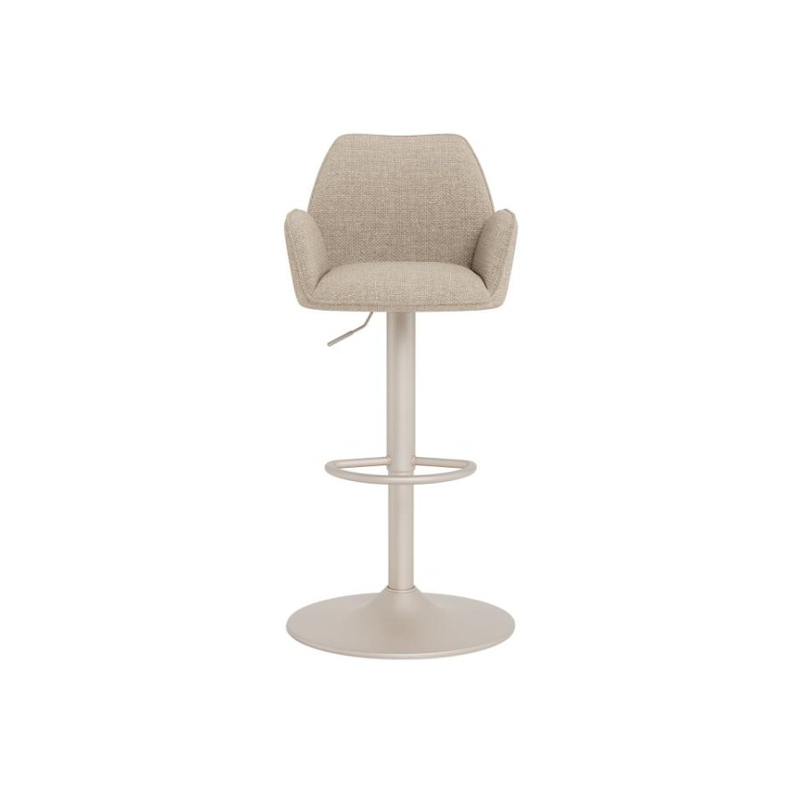 glenda-barstol-i-beige-stof-med-drejefunktion-fodsttte-gaspatron-og-hn-0000114709-2 Glenda Barstol Beige Stof Drejefunktion Fodstøtte