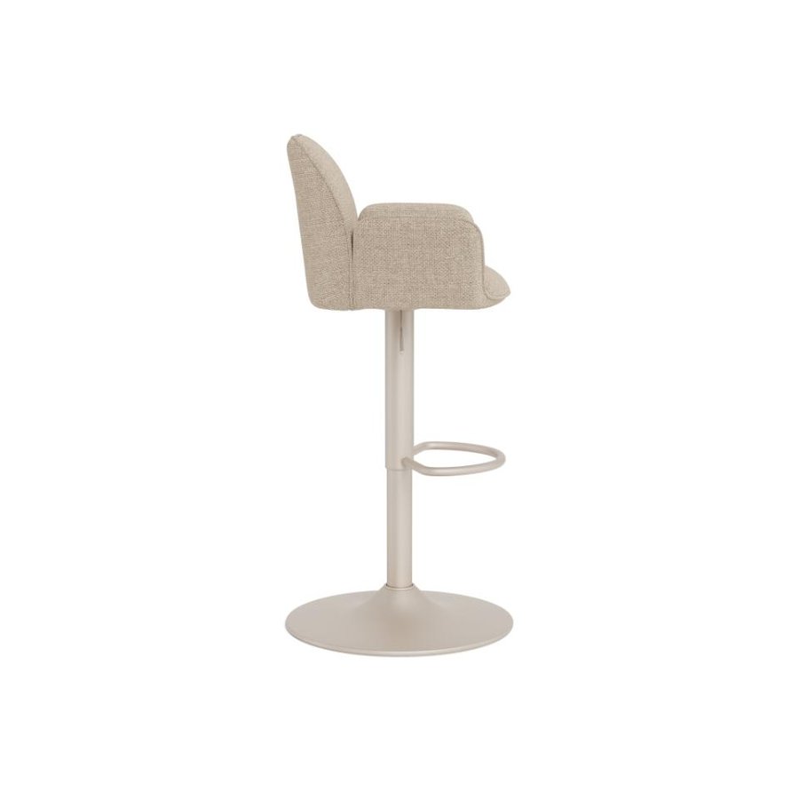 glenda-barstol-i-beige-stof-med-drejefunktion-fodsttte-gaspatron-og-hn-0000114709-3 Glenda Barstol Beige Stof Drejefunktion Fodstøtte