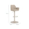 glenda-barstol-i-beige-stof-med-drejefunktion-fodsttte-gaspatron-og-hn-0000114709-8 Glenda Barstol Beige Stof Drejefunktion Fodstøtte
