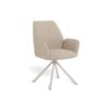 glenda-spisebordsstol-i-beige-stof-med-armln-og-drejefunktion-og-stel-0000114691-1 Glenda Spisebordsstol Beige Stof Armlæn Drejefunktion