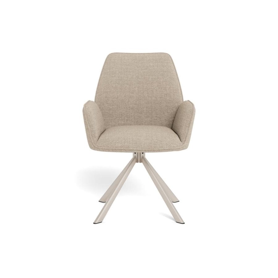 glenda-spisebordsstol-i-beige-stof-med-armln-og-drejefunktion-og-stel-0000114691-2 Glenda Spisebordsstol Beige Stof Armlæn Drejefunktion