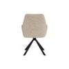 glenda-spisebordsstol-i-beige-stof-med-armln-og-stel-i-sort-stl-fra-ac-0000107425-7 Glenda Spisebordsstol Beige Stof Armlæn Stel
