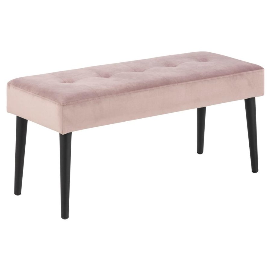 Glory Bænk Dusty Rose Stof Indsyninger