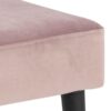 Glory Bænk Dusty Rose Stof Indsyninger