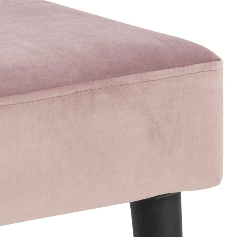Glory Bænk Dusty Rose Stof Indsyninger