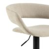 grace-barstol-i-sand-stof-med-drejefunktion-og-stel-i-sort-stl-fra-act-0000107090-6 Grace Barstol Sand Stof Drejefunktion Stel