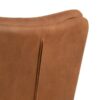 Grafton Spisebordsstol Cognac Stof Drejefunktion Horisontal
