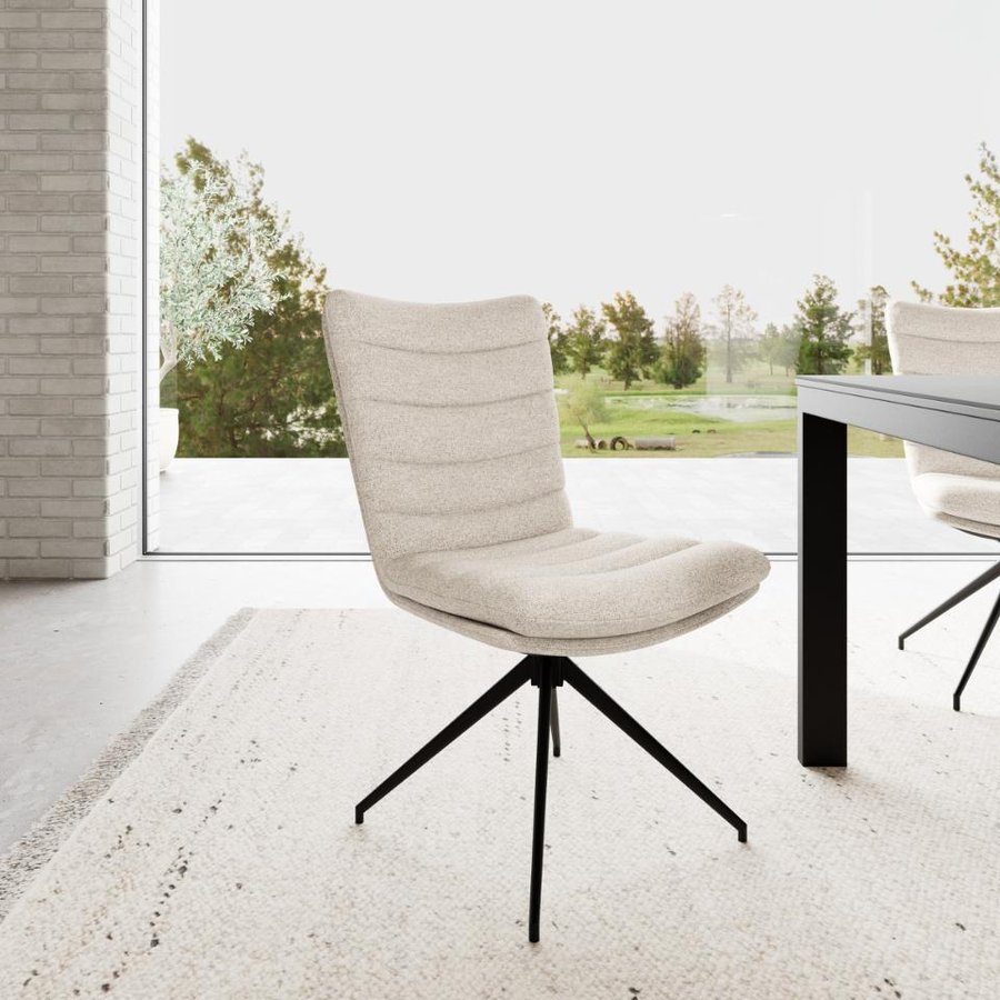 grafton-spisebordsstol-i-creme-stof-med-drejefunktion-og-stel-i-sort-s-0000112441-1 Grafton Spisebordsstol Creme Stof Drejefunktion Stel