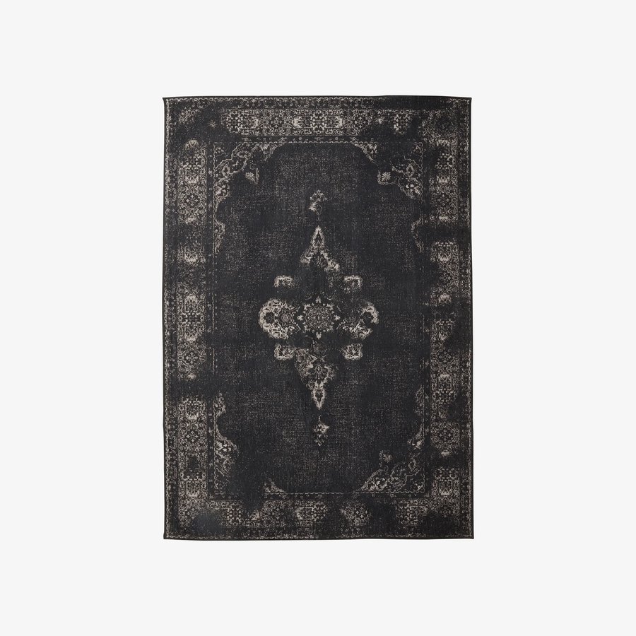 GRAND Gulvtæppe med Orientalsk Mønstter | Sort/Mrkegrå hos uniquebeds, home & living - Billede 6