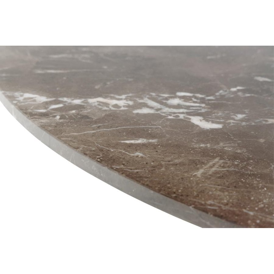 Heaven Spisebord Brun Emperador Marmor Stel
