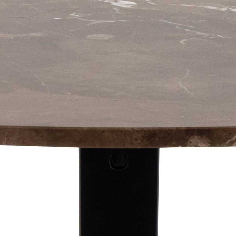 Heaven Spisebord Brun Emperador Marmor Stel