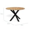 Heaven Spisebord Vild Eg Keramik Glas