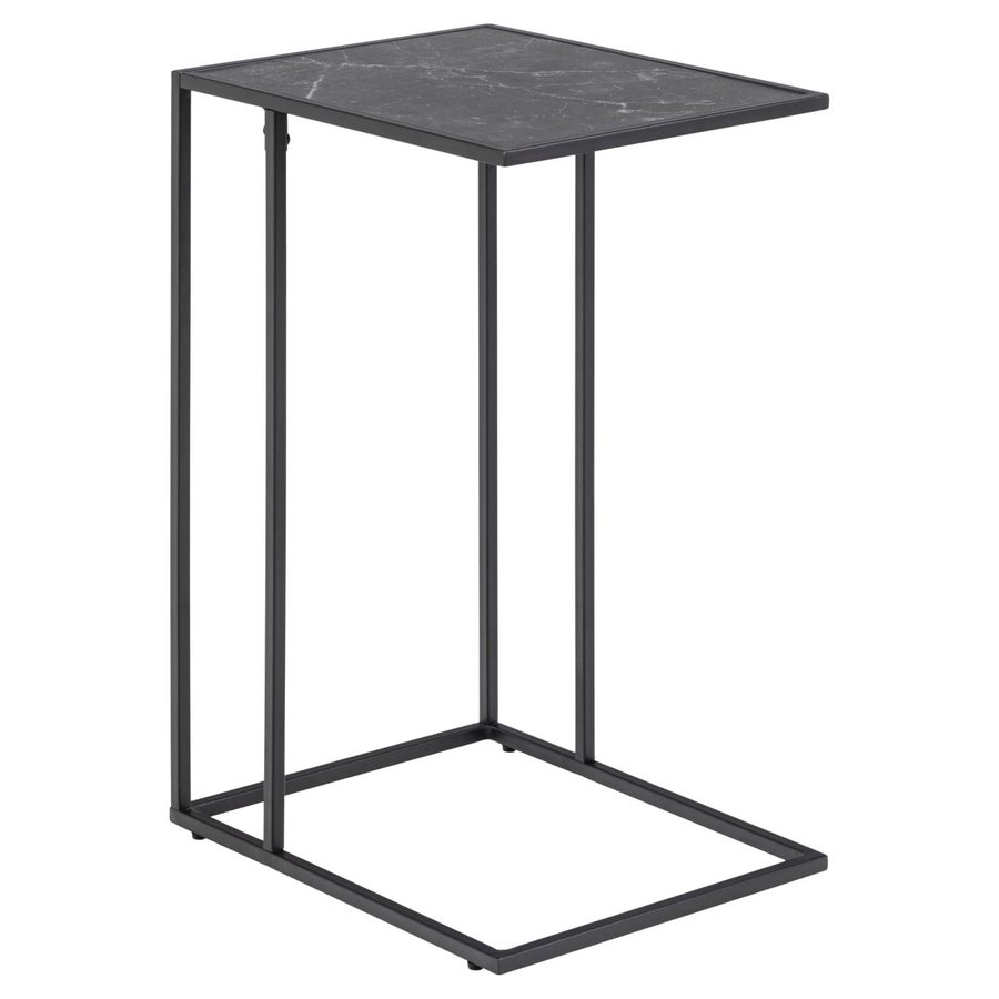 Infinity Hjørnebord Sort Melamin Stel Sort