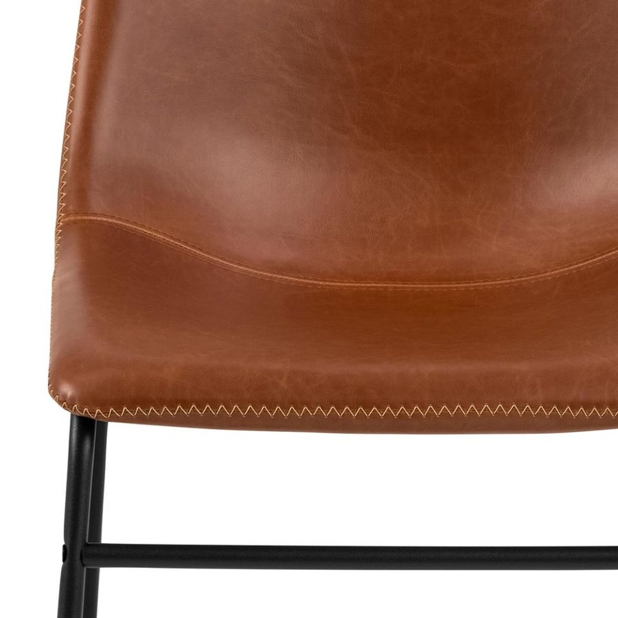 I_Oregon Spisebordsstol Cognac Pu Creme Syninger