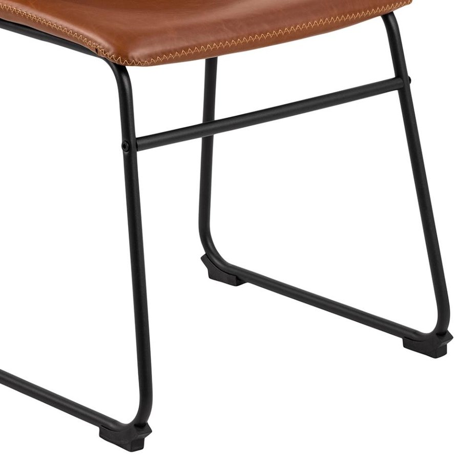 I_Oregon Spisebordsstol Cognac Pu Creme Syninger