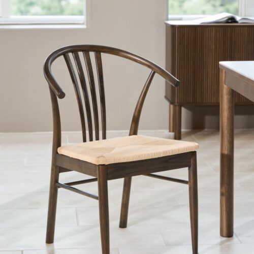 I_York Spisebordsstol Armlæn Hvid Actona