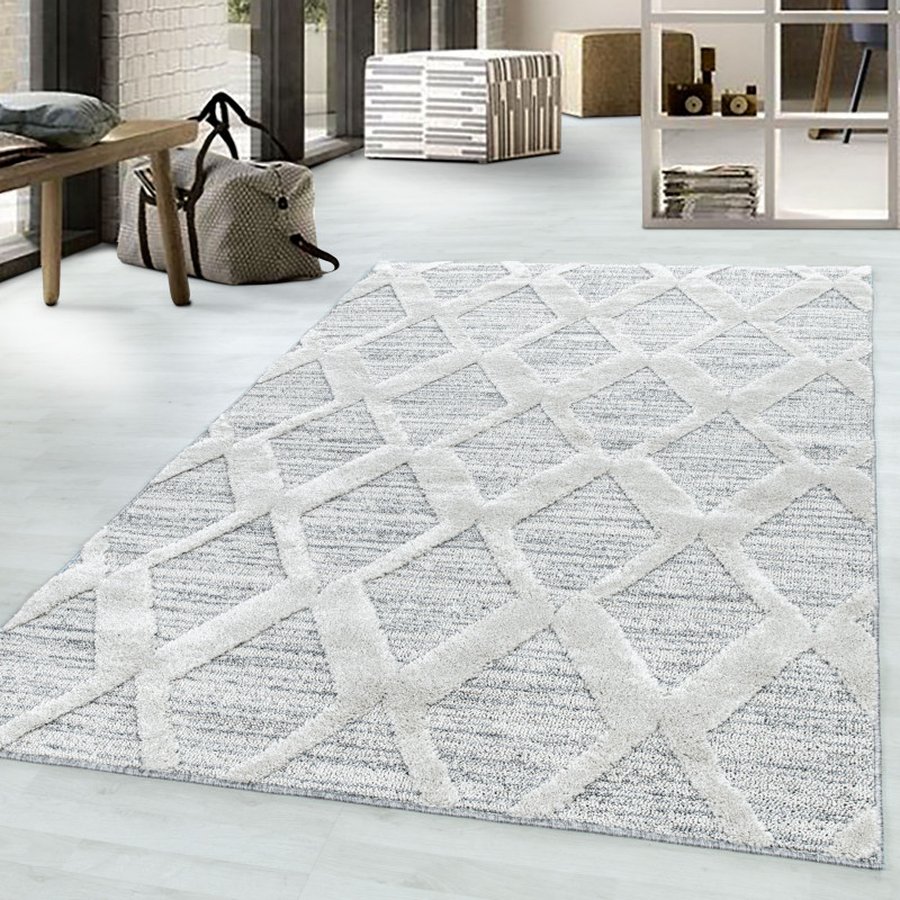 jack-gulvtaeppe-i-graa-med-kant-fra-rugs-by-uniquebeds-home-PISA601104703GREY-1 Jack Gulvtæppe