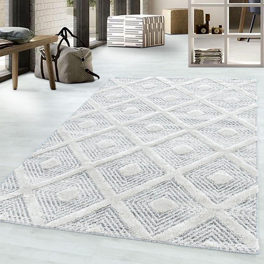 jack-gulvtaeppe-i-graa-med-kant-fra-rugs-by-uniquebeds-home-PISA601104707GREY-1 Jack Gulvtæppe