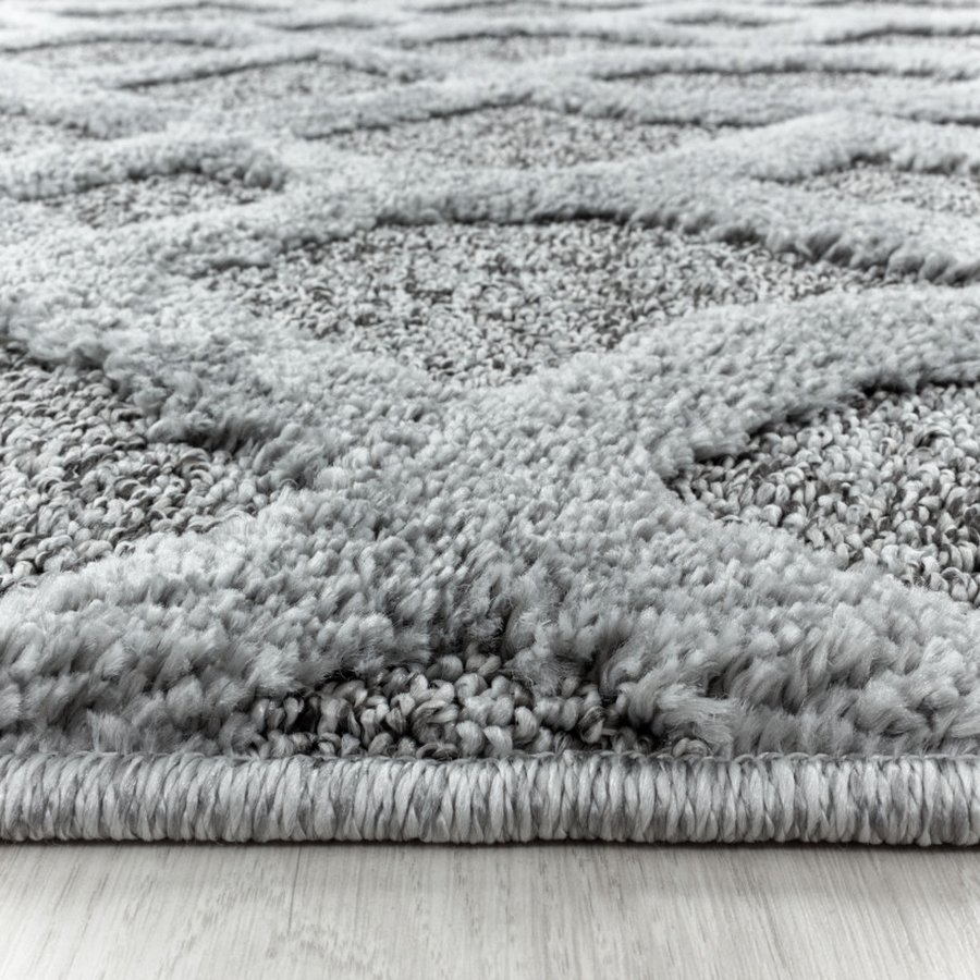 jack-gulvtaeppe-i-graa-med-kant-fra-rugs-by-uniquebeds-home-PISA80804702GREY-2 Jack Gulvtæppe