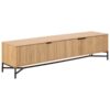 jaipur-tv-bord-i-eg-egetr-stel-i-sort-stl-fra-actona-bdh-1764x40x45-cm-0000109081-2 Jaipur Tv Bord Eg Egetræ Stel