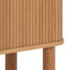 Langley Skab Egetræ Jalousilåge Lamel Front