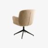LEA Kontorstol i Beige Boucle Møbelstof med Sort Stel fra Nordal | 67x64x93 cm hos uniquebeds, home & living - Billede 2