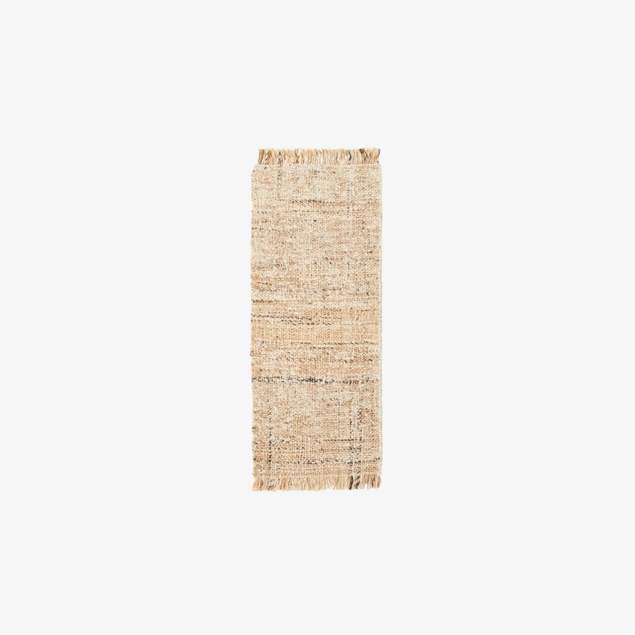 LINA Gulvtæppe fra Nordal | 60x160/180x260 cm | Natur, Beige hos uniquebeds, home & living - Billede 1