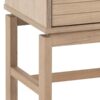 Linley Skab Hvidpigmenteret Egetræ Lamelfront Skub