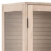 Linley Vitrine Hvidpigmenteret Egetræ Lamelbagside Stel