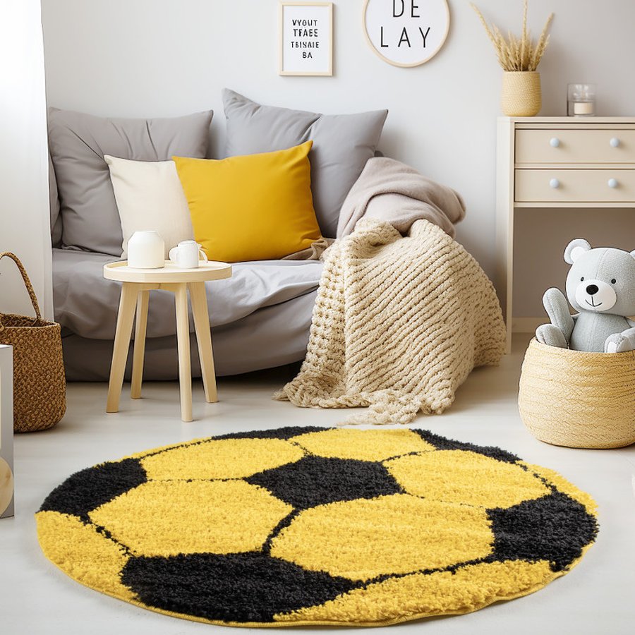 lucas-gulvtaeppe-i-gul-med-kant-fra-rugs-by-uniquebeds-home-FUN1001006001YELLOW-1 Lucas Gulvtæppe
